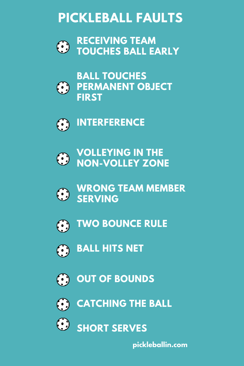 What is a Fault in Pickleball? Pickleballin