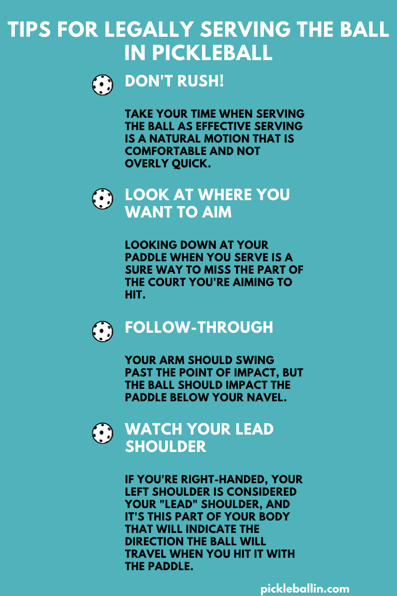 Pickleball Serving Rules, Techniques, & Strategies Pickleballin